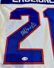 Mike Eruzione Autographed 1980 Usa Olympic Hockey Jersey    80 Gold    Jsa Coa