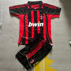 Kids Kaka 22 Milan 2006 2007 Kit Jersey  Shorts Vintage Home Football Ac
