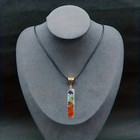 7 Chakra Orgonite Pendant Natural Stone Reiki Healing Energy Unisex Necklace