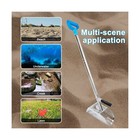 Metal Detector Sand Scoop  7mm Round Holes   Whole Body Made Of Met    Fast Ship