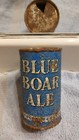 1930s Blue Boar Ale  O i Irtp Flat Top Beer Can  Regal San Francisco  California