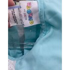Vintage Mayfair Baby Girl Blue Polka Dot Lace Pinafore Dress 24 Months Baby Doll