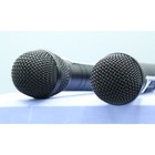 Dual Wireless Dynamic Karaoke Microphones Black Rechargeable Usb-c Led Display