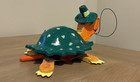  Fisher-price Tuggy Turtle Pull Toy  A Unique 1950s  Limited Edition Vtg