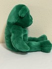 Ty Beanie Buddies 1999 13 Inch Green Erin Teddy Bear Plush Soft Clean