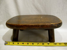 Vintage Wood Rustic Cricket Stool Primitive Cottage Core 12 x 8 5 x 5 