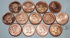 Canada 2000-2012 1 Cent Set 13 Coins Lot  776