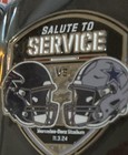 Nfl Atlanta Falcons Vs  Dallas Cowboys Salute To Service 11 3 24 Enamel Pin New