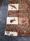 Large Vintage Tapa Bark Cloth Panel  Tonga  Polynesian  73    X 68    Beautiful