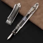 Majohn V60 Triangular Piston Fountain Pen Ef f m stub Nib Transparent Gift Pen