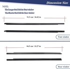 Weatherstrip Window Molding Trim Seal For 2009-2021 Dodge Ram 1500 2500 3500 450