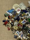 Lot Of 200 Miscellaneous Lapel Pins    read Xyz