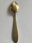 Gold Washed 875 Enameled Silver Spoon  Vintage Russian soviet 