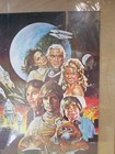 Battlestar Galactica Space Movie Tv 1980 Vintage Poster Garage Cng3214