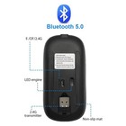 2 4ghz Wireless Optical Mouse Usb Rechargeable Rgb Cordless Mice For Pc Laptop