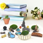 Fairy Garden Miniatures Accessories Bridge House Landscape Water Well Figurines