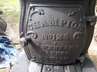 Vint1age Champion Cast Iron Stove Model 125