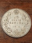 1916 Canadian 50 Cents Silver Coin