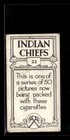 1888 Allen   Ginter N2 American Indian Chiefs Keokuk Vg vg-ex Y8022