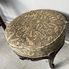 Good Carved Walnut Victorian Ornate Foot Stool