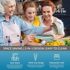 Salad Tongs For Serving - Utensils - Tosser Teal 