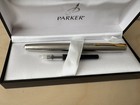 Parker Frontier Brushed Stainless Gt Fountain Pen