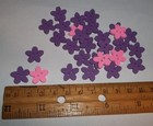 New Lot Of 27 Wooden 2 Hole Flower  Buttons Craft Scrapbooking Etc  Wood New