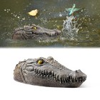 13 4 Inches Floating Alligator Head Decoy Pool Accessories Outdoor Pools Float 