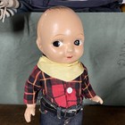 Vintage Buddy Lee Composition Doll Cowboy Jeans Advertising Store Display 1930s