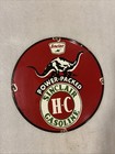 Vintage Sinclair Gasoline Porcelain Sign - Gas Motor Oil Pump Sign