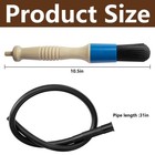 Moonoom Parts Washer Brush With Hose- Wear Resistant Cleaning 1 Pc 