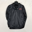 Eskimo Ice Fishing Gear Hoodie Men Small Black Topo Print Quarter Zip Pullover