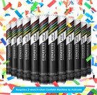 Electric Confetti Cannon Cartridges  12 Pieces     16  Multicolor Poppers For W   