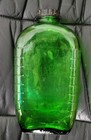 Antique Green Glass Refrigerator Water Bottle No  1429-penguin Design