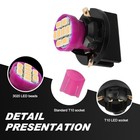 T10 Led Dashboard Bulb  194 168 3020 8-smd Led High Brightness 10 Pcs Pink