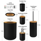 Bathroom Accessory Set  6 Pcs Bathroom Essential Includes Toothbrush Cup  Too   