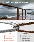 Vevor 316 Stainless Steel Cable 1 8 In 1 X 19 Wire Rope 500 Ft Cable Railing