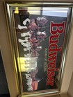 Budweiser Beer 27 X 14 Sign Pub Bar Mancave Mirror 1992 Clydesdales Decor Color