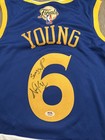 Nick Young Golden State Warriors Autograph Signed Finals Jersey  Psa Coa  Rare