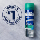 Gillette Series 3x Sensitive Shave Gel  Hydrates  Protects And Soothes  7 Oz X6