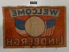 Vintage 1927 Lindbergh Souvenir Banner New York City Fabric Original