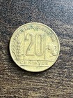 1943 Argentina 20 Twenty Centavos Rare Old Vintage Actual Coin Tc8709 