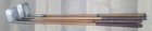 4 Antique Vintage Hickory Wood Shaft Golf Club Putters Dundee Harry Amos Bramley