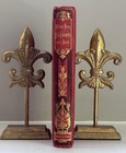 Rare Gorgeous Antique French Book Enfants Des Bois 1st Red Gilt Decor Display