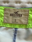 Hollister Men s S Blue White Green Striped Board Shorts Swim Trunks