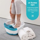 X Large Feet  Foot Spa Bath Massager Heat Soaker Massage Bubble Roller Deep Soak