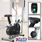 Elliptical Machine Cross Trainer 2 In 1 Exercise Bike Cardio Fitness Home Gym