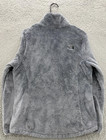The North Face Osito Fleece Jacket Women   s Large Gray Full Zip Soft High-pile