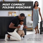Baby Jogger City Bistro Foldable Compact High Chair  Graphite  new 