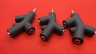 3pcs 3 5mm Male Plug To 3x 1 8    3 5mm Stereo Jack Female Audio Splitter Adapter